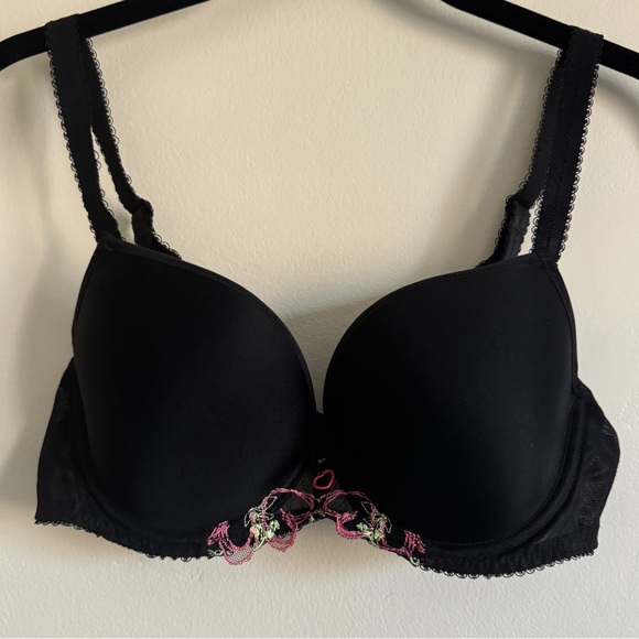 Freya Other - Freya Loveland Underwire Plunge Molded T-Shirt Bra, Black, 32D
